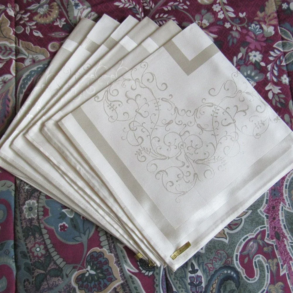 Set of 6 100% Cotton Napkins 18.5